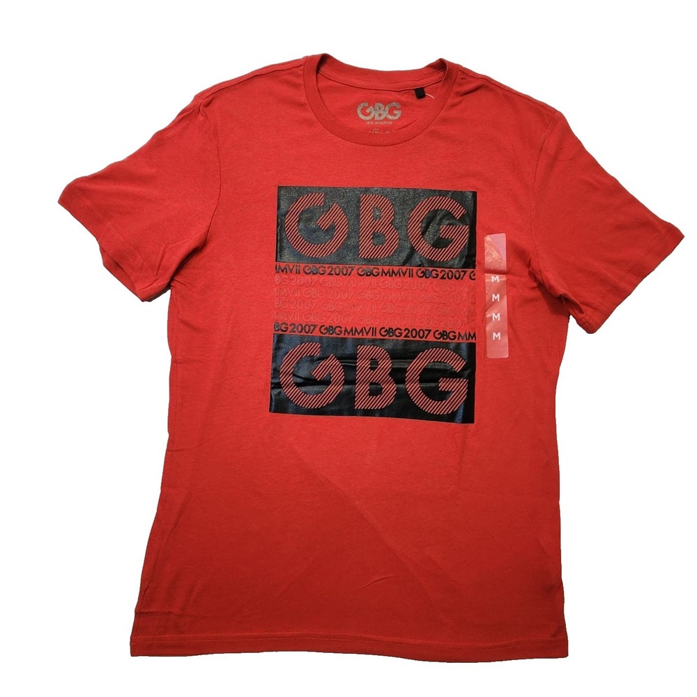 Share G‎ by GUESS Los Angeles Men's Short Sleeve T-Shirt Size M Jonathan Tee Red